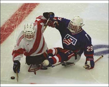 SPORT > HOCKEY > ICE SLEDGE HOCKEY