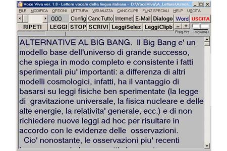 VOCEVIVA - VOCEVIVA - LETTORE VOCALE DELLA LINGUA ITALIANA