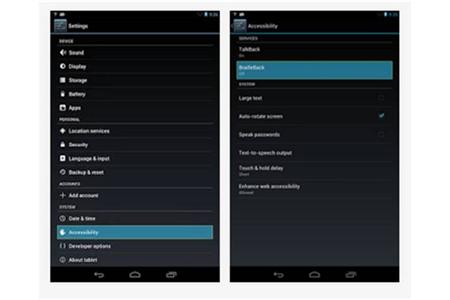 EYES-FREE PROJECT - BRAILLEBACK