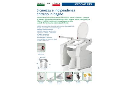HERUI MEDICAL - SOLLEVATORE ELETTRICO PER WC "IOCISONO 635" TGR SRL