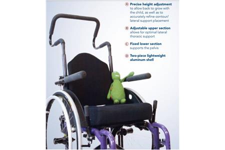 DYNAMIC - NXT SISTEMA POSTURALE REGOLABILE IN ALTEZZA PER BAMBINI