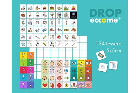 ECCOME - ECCOCARDS - CARTELLA KIT PER LA COMUNICAZIONE AUMENTATIVA