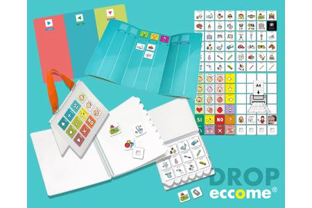 ECCOME - ECCOETRAN - CARTELLA KIT PER LA COMUNICAZIONE OCULARE