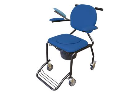 HERDEGEN - SEDIA COMODA WC CON RUOTE