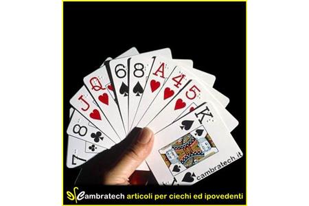 CAMBRATECH - CARTE DA GIOCO IN BRAILLE