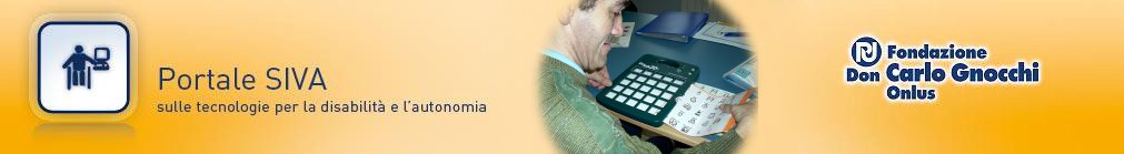 Portale SIVA sulle tecnologie per la disabilità e l'autonomia