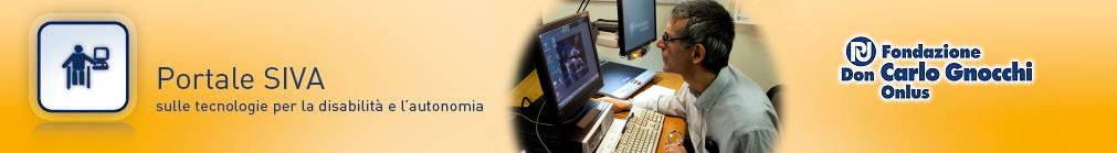 Portale SIVA sulle tecnologie per la disabilità e l'autonomia
