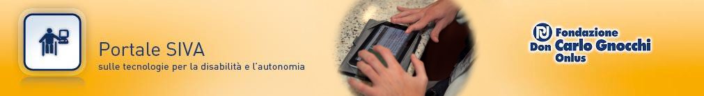 Portale SIVA sulle tecnologie per la disabilità e l'autonomia