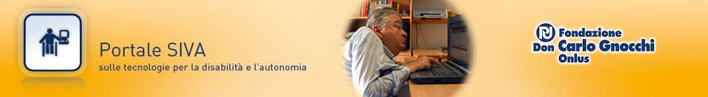 Portale SIVA sulle tecnologie per la disabilità e l'autonomia