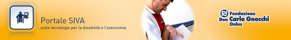 Portale SIVA sulle tecnologie per la disabilità e l'autonomia